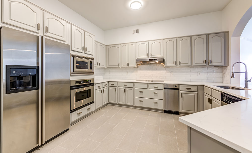 High end kitchen with stainless steel appliances - Alto at Highland Park